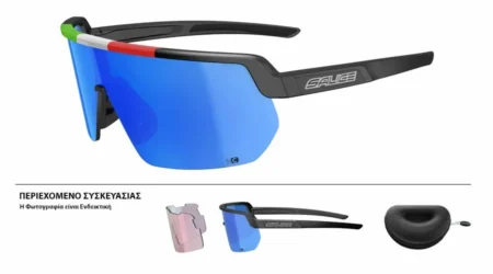 ΓΥΑΛΙΑ SALICE 023ITA BLACK-ITA ΜΕ ΦΑΚΟΥΣ Mirror Hydro blue + ΔΩΡΟ Extra Φακοί