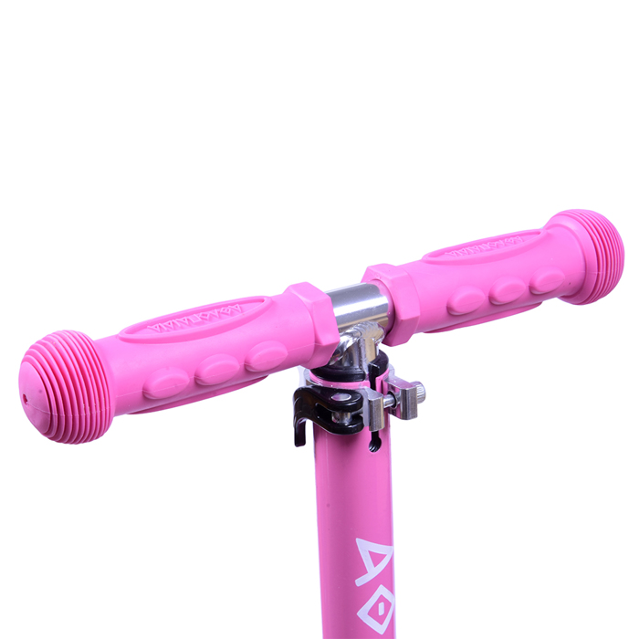 Πατίνι (Scooter) αναδιπλούμενο με φωτιζόμενη βάση και ροδάκια - Φούξια