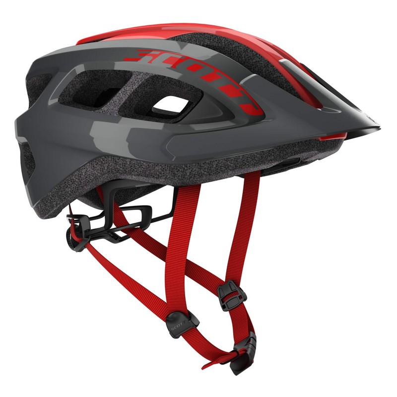 Κράνος MTB SCOTT Supra Γκρι-Κόκκινο