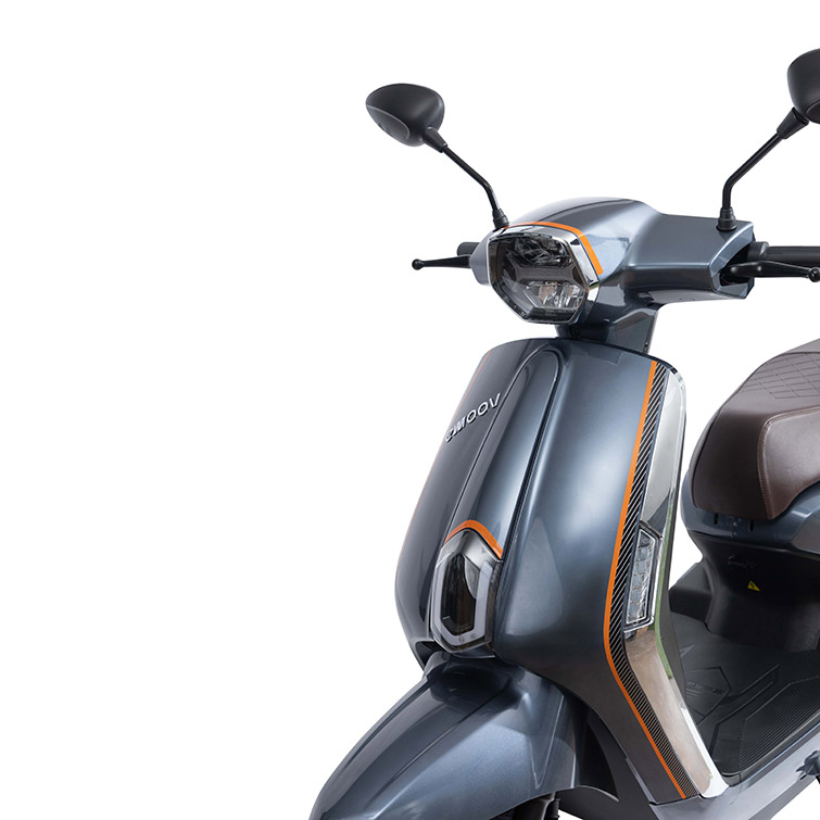 ΗΛΕΚΤΡΙΚΟ Μηχανάκι SCOOTER emoov "EGO" ΓΚΡΙ 3000W 72V40