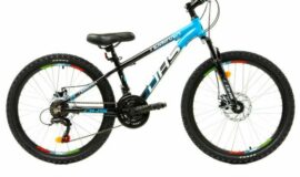 Ποδήλατο DHS TERRANA 24” 18 ταχύτητες και Μηχανικά Δισκόφρενα Μπλε