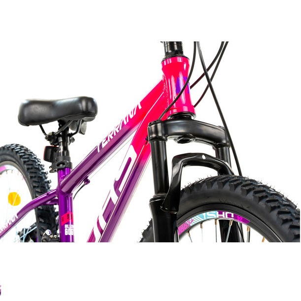 Ποδήλατο DHS TERRANA 24” 18 ταχύτητες και Μηχανικά Δισκόφρενα Ροζ