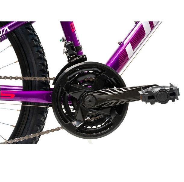 Ποδήλατο DHS TERRANA 24” 18 ταχύτητες και Μηχανικά Δισκόφρενα Ροζ