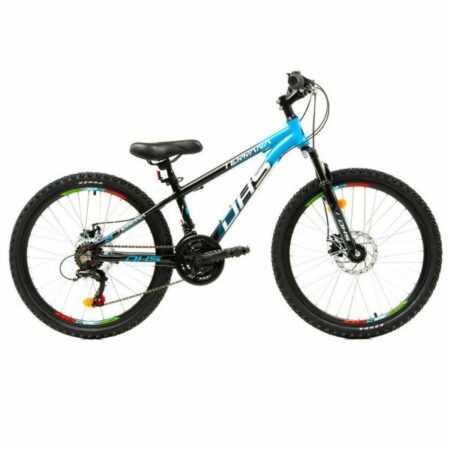 Ποδήλατο DHS TERRANA 24” 18 ταχύτητες και Μηχανικά Δισκόφρενα Μπλε