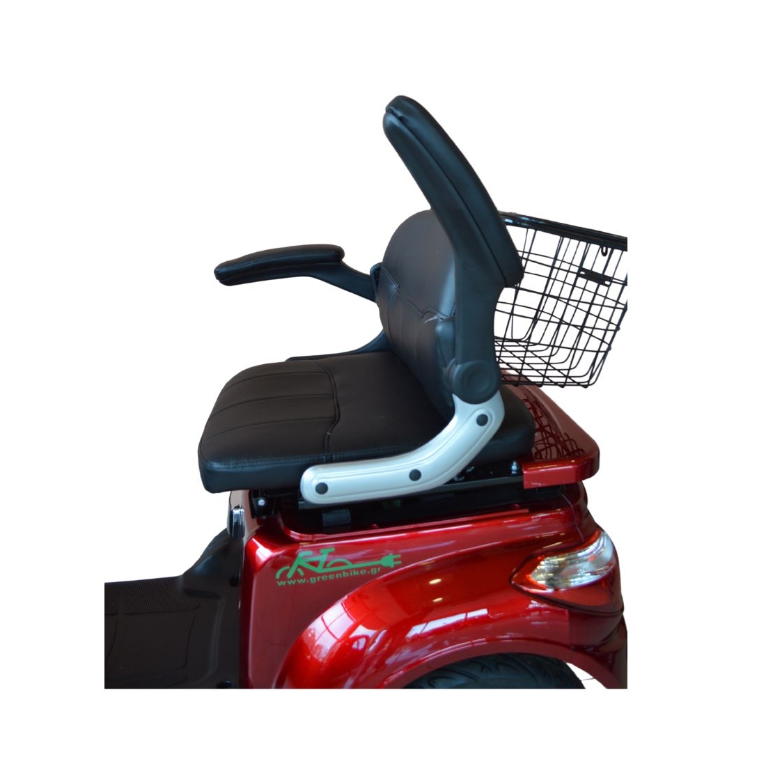 Ηλεκτρικό Μηχανάκι Τρίκυκλο Μολύβδου LINA Κόκκινο