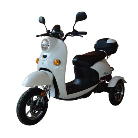 Ηλεκτρικό Μηχανάκι Τρίκυκλο Μολύβδου Sophia 2G Λευκό