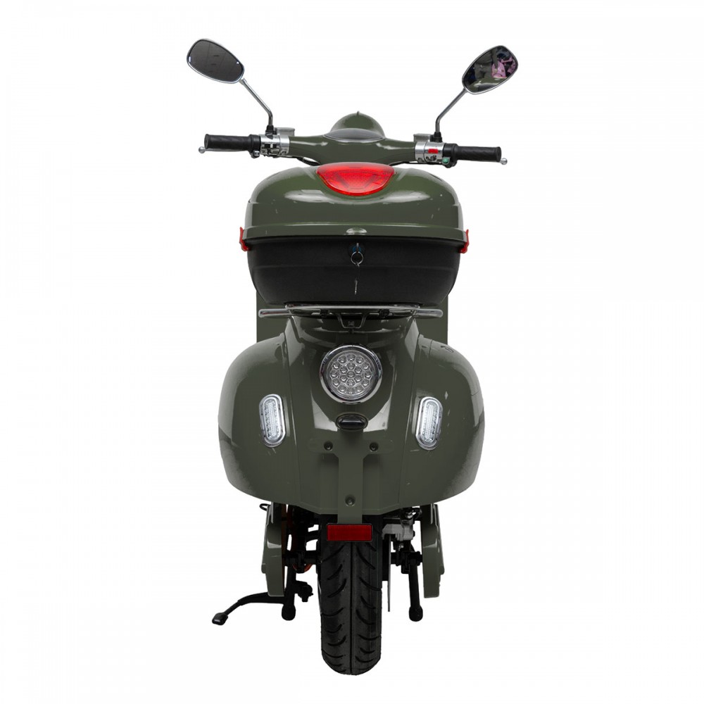Ηλεκτρικό Μηχανάκι VINTAGE SCOOTER BOLOGNIA EV4000 Λαδί Γυαλιστερό 4500W