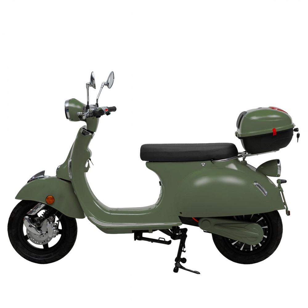 Ηλεκτρικό Μηχανάκι VINTAGE SCOOTER BOLOGNIA EV4000 Λαδί Ματ 4500W