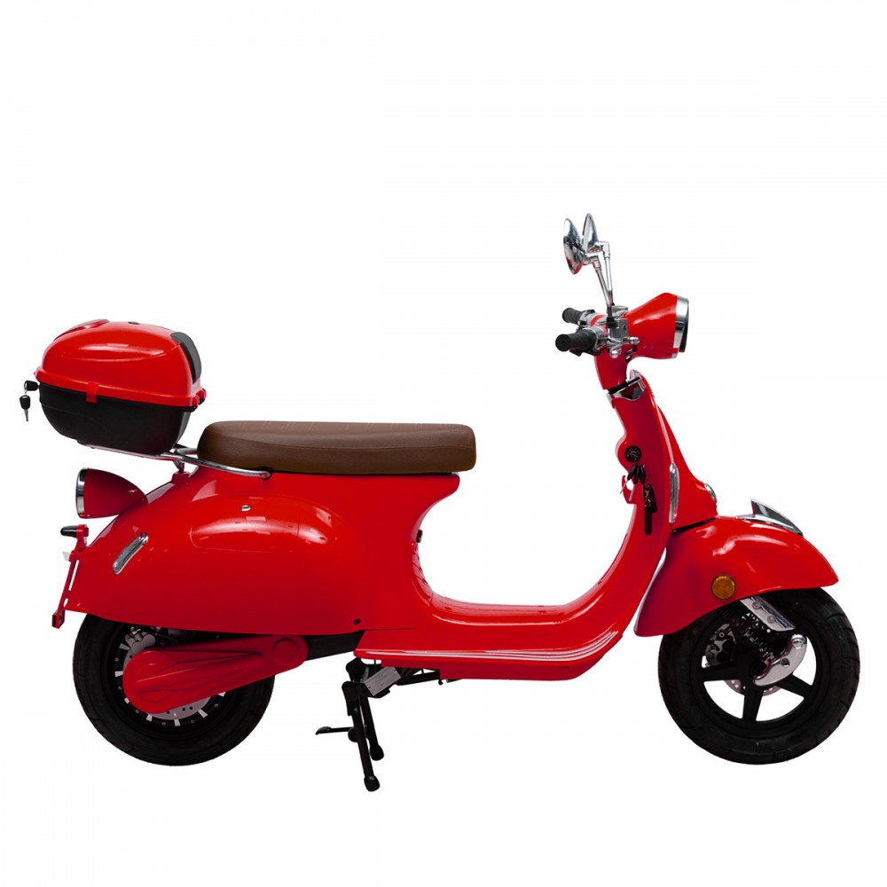 Ηλεκτρικό Μηχανάκι VINTAGE SCOOTER BOLOGNIA EV4000 Κόκκινο 4500W