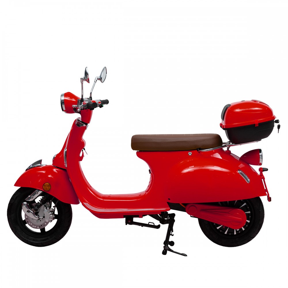 Ηλεκτρικό Μηχανάκι VINTAGE SCOOTER BOLOGNIA EV4000 Κόκκινο 4500W