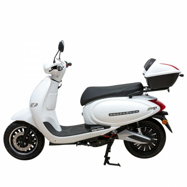 ΗΛΕΚΤΡΙΚΟ ΜΗΧΑΝΑΚΙ ELECTRIC SCOOTER URANUS 3000W ΛΕΥΚΟ ΜΕ ΔΙΠΛΗ ΜΠΑΤΑΡΙΑ