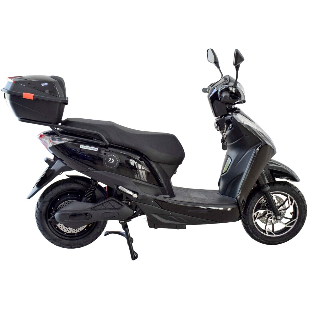 ΗΛΕΚΤΡΙΚΟ SCOOTER ΔΙΚΥΚΛΟ ΧΩΡΙΣ ΔΙΠΛΩΜΑ ΜΑΥΡΟ ELECTRO-ACTION 25 (ΜΕ ΜΠΑΤΑΡΙΑ ΛΙΘΙΟΥ)