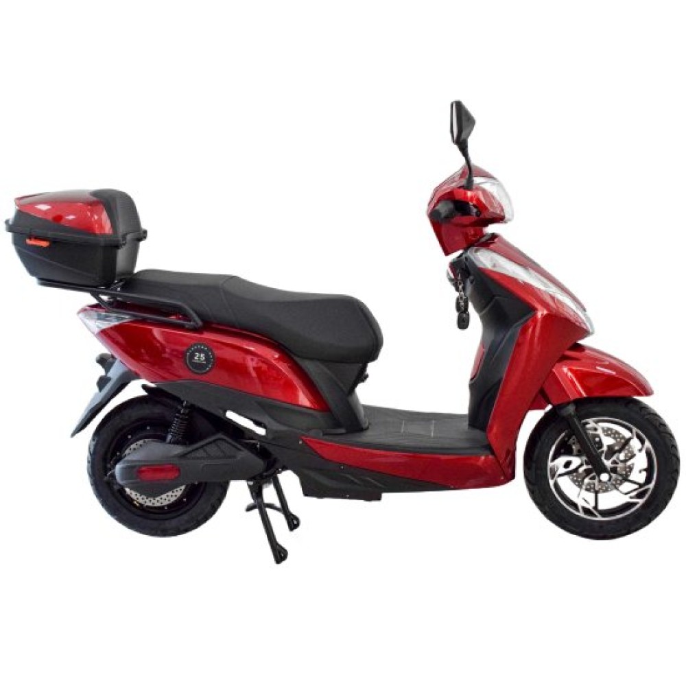 ΗΛΕΚΤΡΙΚΟ SCOOTER ΔΙΚΥΚΛΟ ΧΩΡΙΣ ΔΙΠΛΩΜΑ ΚΟΚΚΙΝΟ ELECTRO-ACTION 25