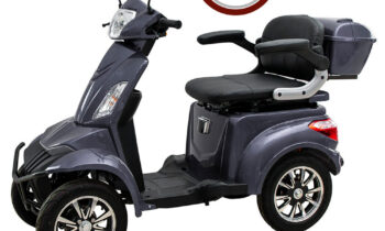 ΤΕΤΡΑΚΥΚΛΟ ΗΛΕΚΤΡΙΚΟ SCOOTER T408 QUATER ΓΚΡΙ