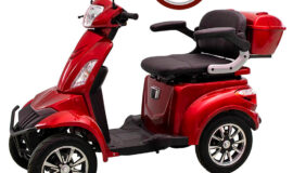 ΤΕΤΡΑΚΥΚΛΟ ΗΛΕΚΤΡΙΚΟ SCOOTER T408 QUATER ΚΟΚΚΙΝΟ
