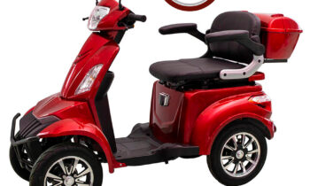 ΤΕΤΡΑΚΥΚΛΟ ΗΛΕΚΤΡΙΚΟ SCOOTER T408 QUATER ΚΟΚΚΙΝΟ