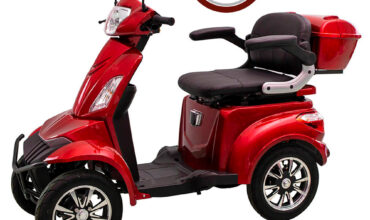 ΤΕΤΡΑΚΥΚΛΟ ΗΛΕΚΤΡΙΚΟ SCOOTER T408 QUATER ΚΟΚΚΙΝΟ