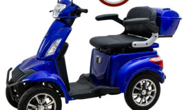 ΤΕΤΡΑΚΥΚΛΟ ΗΛΕΚΤΡΙΚΟ SCOOTER T408 QUATER ΜΠΛΕ