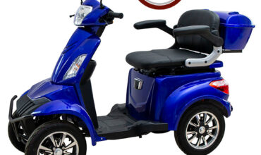 ΤΕΤΡΑΚΥΚΛΟ ΗΛΕΚΤΡΙΚΟ SCOOTER T408 QUATER ΜΠΛΕ
