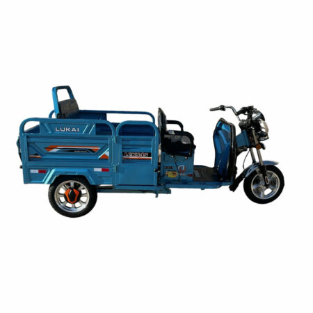 ΗΛΕΚΤΡΙΚΟ ΤΡΙΚΥΚΛΟ ΜΕ ΚΑΡΟΤΣΑ LUKAI CARGO ΜΠΛΕ