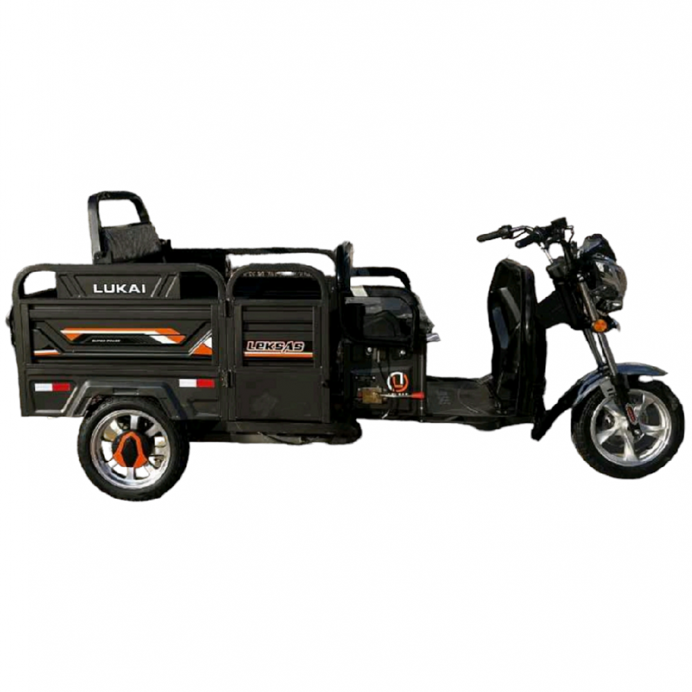 ΗΛΕΚΤΡΙΚΟ ΤΡΙΚΥΚΛΟ ΜΕ ΚΑΡΟΤΣΑ LUKAI CARGO ΓΚΡΙ