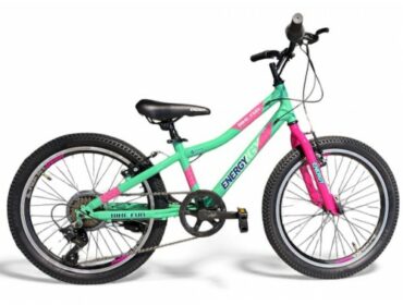 Παιδικό ποδήλατο Energy Fun 20" - Mint Green Neon Pink - 7 ταχύτητες