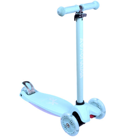 Πατίνι (Scooter) αναδιπλούμενο με φωτιζόμενη βάση και ροδάκια - Μέντα