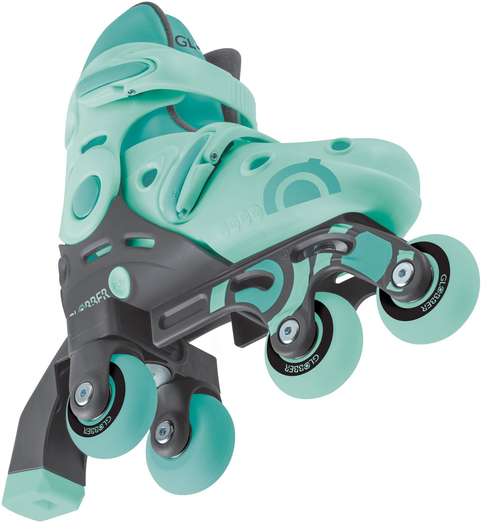 Αυξομειούμενα Ρόλερ Globber 2 σε 1 No 30-33 Μέντα