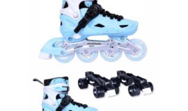 Αυξομειούμενα Πατίνια/Roller Skates 2 σε 1 - Μέντα