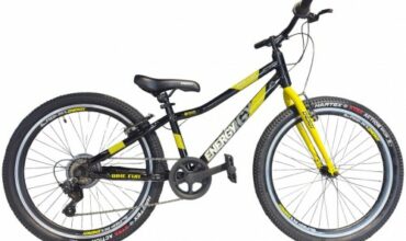 Παιδικό ποδήλατο Energy Fun 24''- Μαύρο Κίτρινο - 7 ταχύτητες