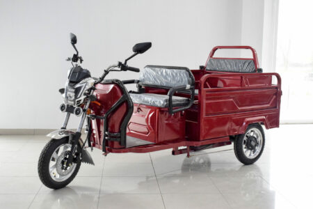 ΗΛΕΚΤΡΙΚΟ ΤΡΙΚΥΚΛΟ ΜΕ ΚΑΡΟΤΣΑ LUKAI CARGO ΚΟΚΚΙΝΟ