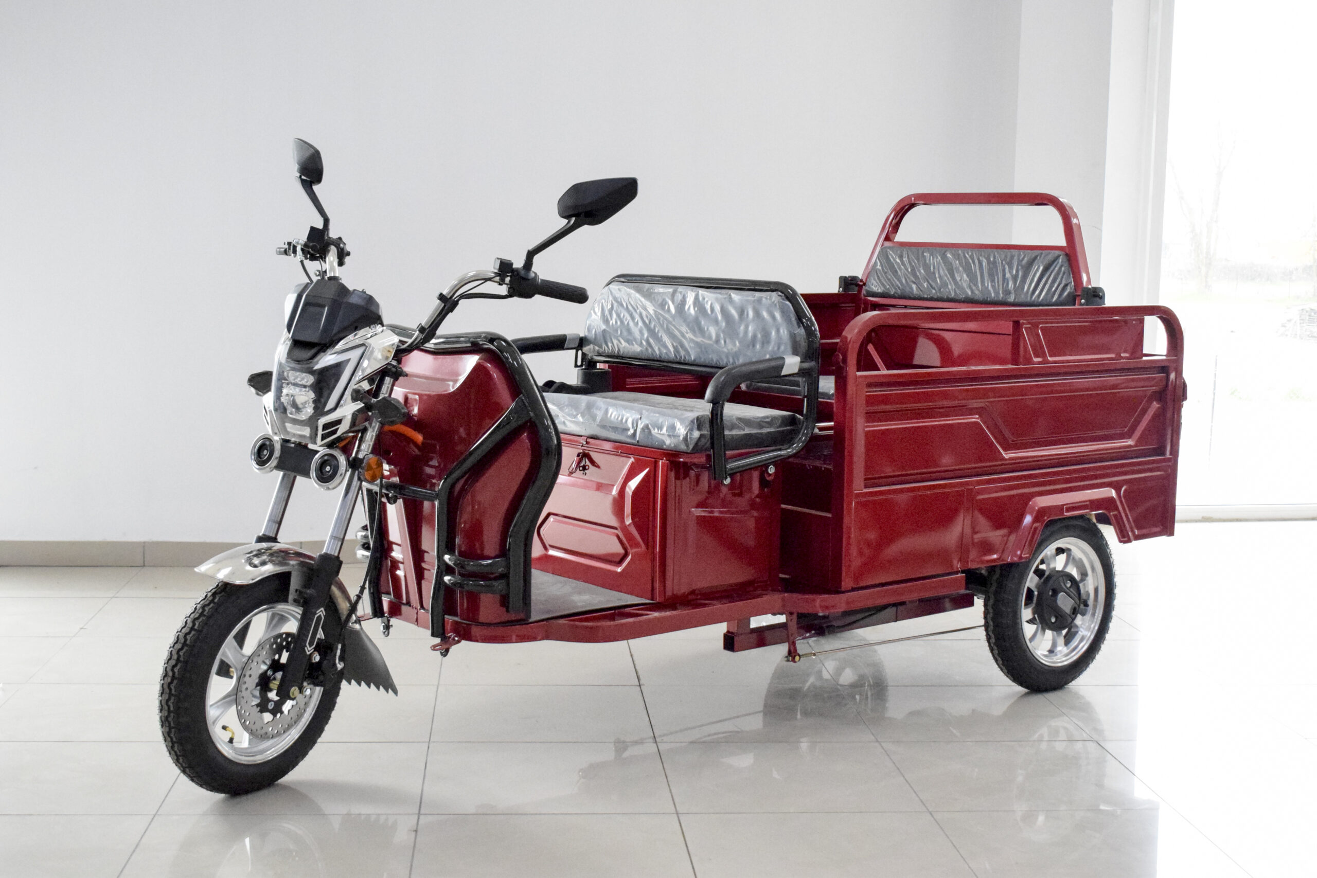 ΗΛΕΚΤΡΙΚΟ ΤΡΙΚΥΚΛΟ ΜΕ ΚΑΡΟΤΣΑ LUKAI CARGO ΚΟΚΚΙΝΟ