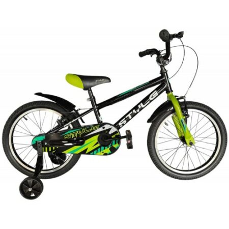 Παιδικό ποδήλατο 14 " Style Sporty Μαύρο - Πράσινο