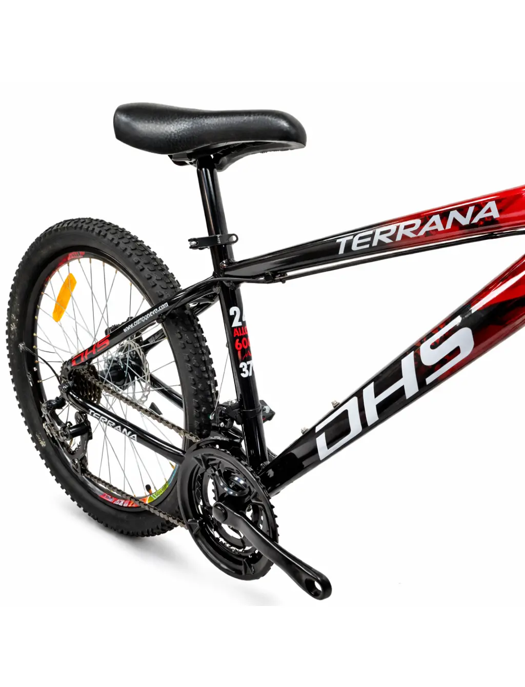 Ποδήλατο DHS TERRANA 24” 18 ταχύτητες και Μηχανικά Δισκόφρενα Κόκκινο 3 Ποδήλατο DHS TERRANA 24” 18 ταχύτητες και Μηχανικά Δισκόφρενα Κόκκινο - Image 3